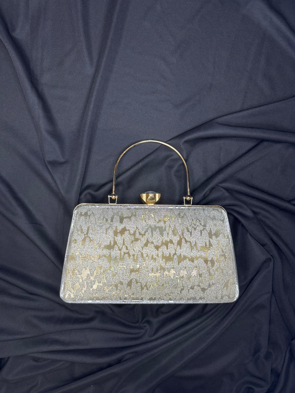 Champagne Gold Frost Luxe Clutch