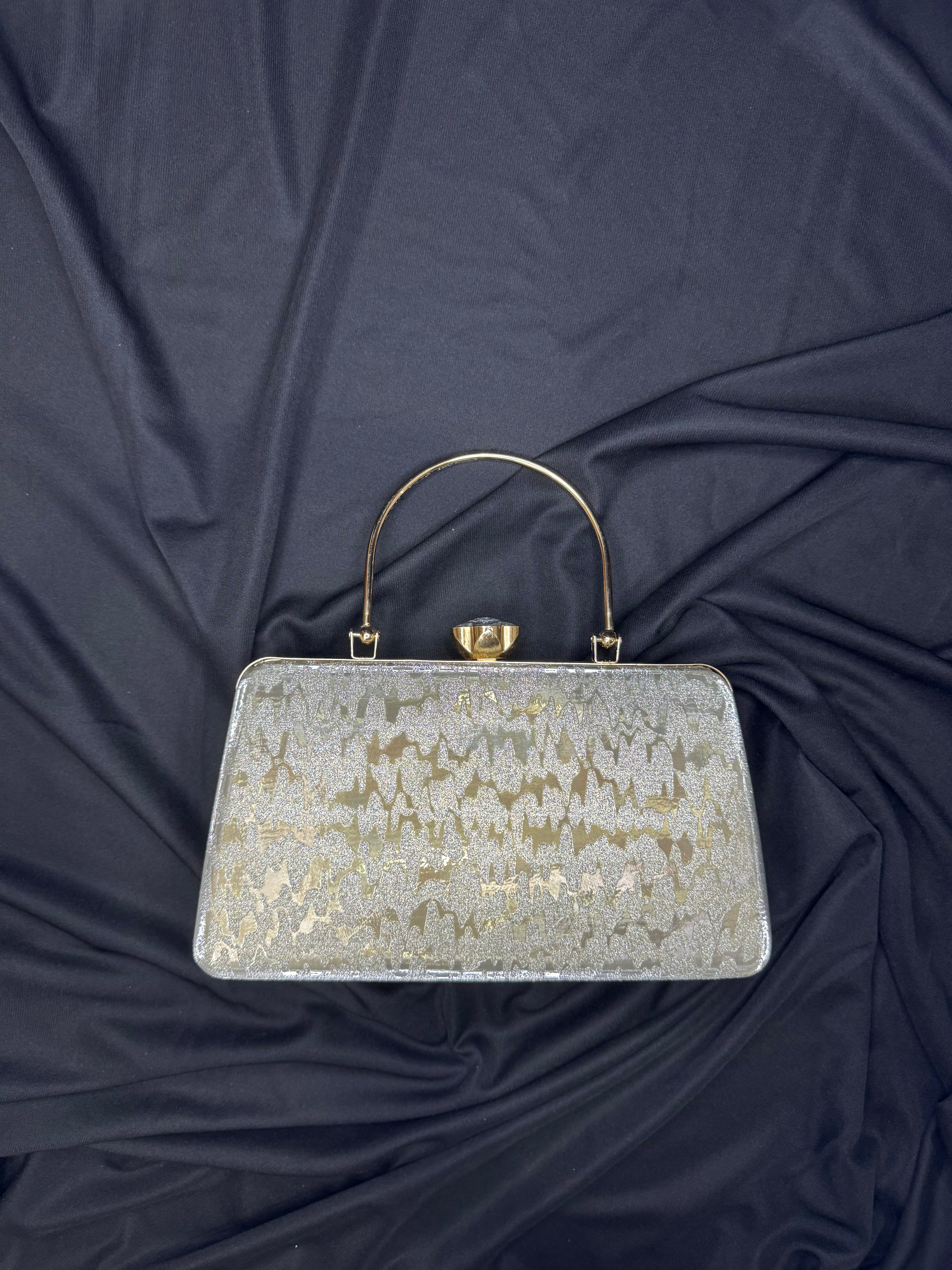 Champagne Gold Frost Luxe Clutch
