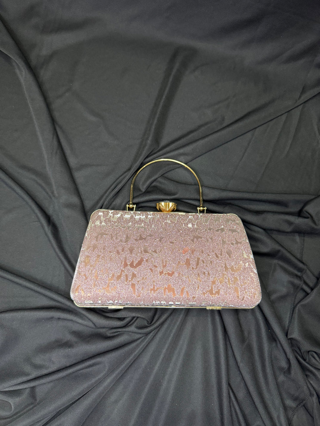 Rose Gold Frost Luxe Clutch